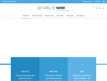 Tablet Screenshot of getwell-now.com